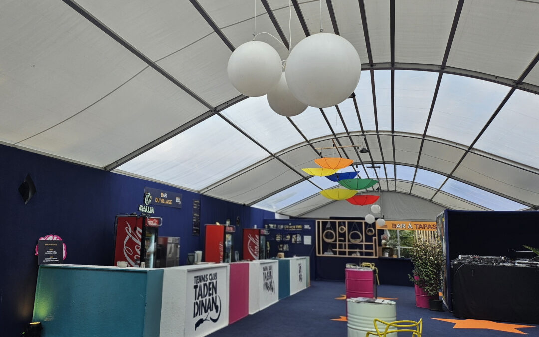 Installation de structures temporaires dans le cadre de l’évènement : Open Guindé de Taden